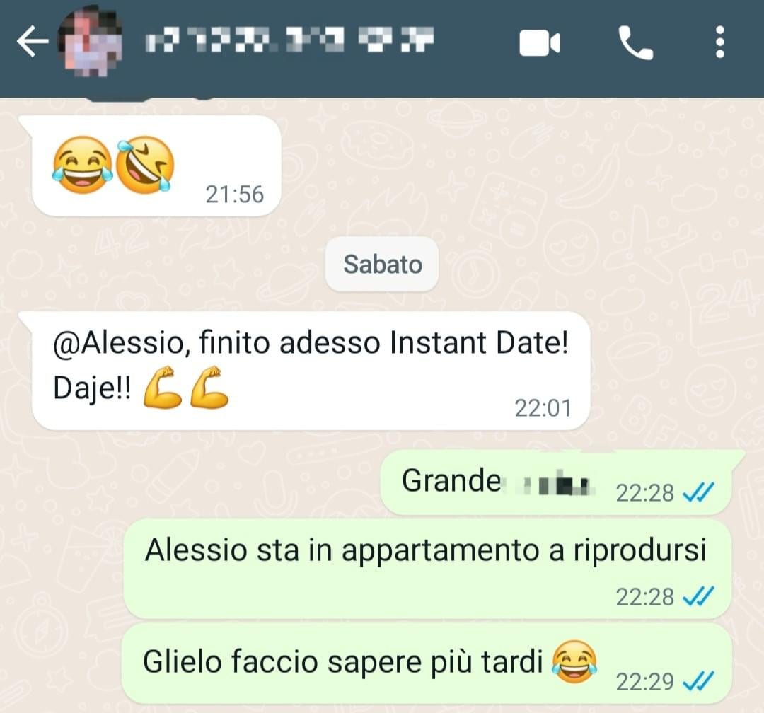 Messaggio WhatsApp - Enrico