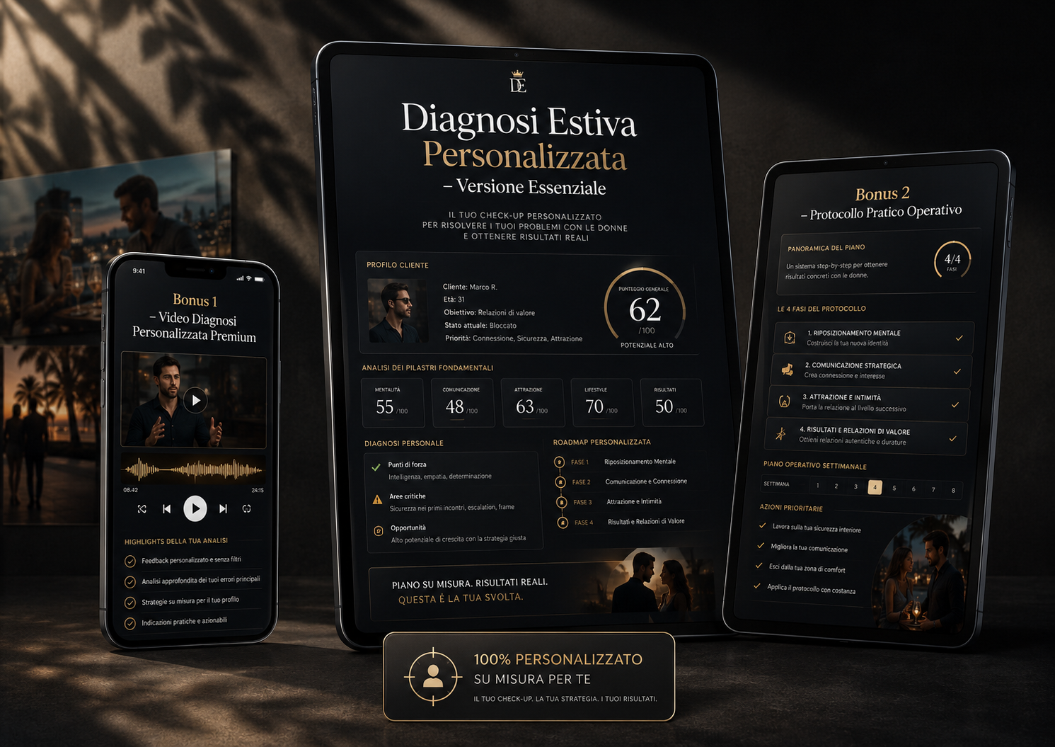 Mockup Diagnosi Estiva Personalizzata Versione Essenziale